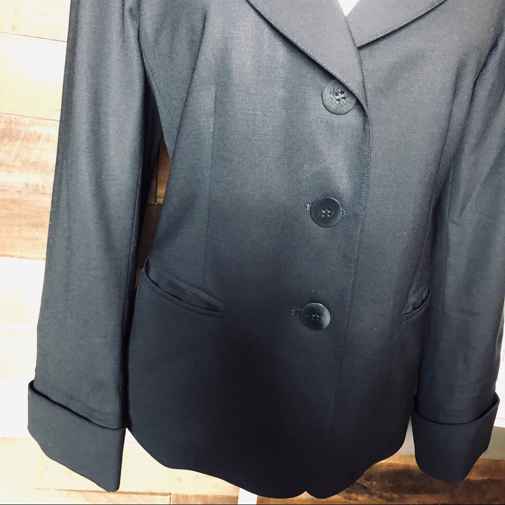 Lafayette 148 New York Wool Blazer Sz 10 - Picture 5 of 6